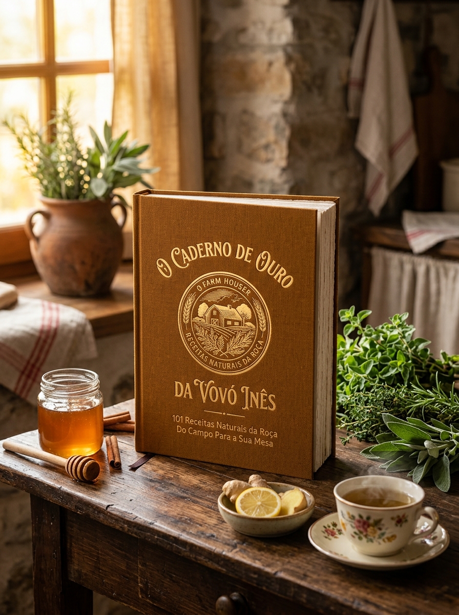 Livro Caderno de Ouro Vovó Inês